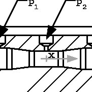 181x181 Scaled Drawing Of The Unsteady Venturi Flow Meter Gray Arrow