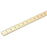 160x160 Jakar Laminated Wooden Meter Yard Stick Metal Tipped Haberdashery