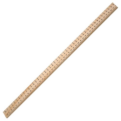 500x500 Wooden Ruler Metre Officemax Nz