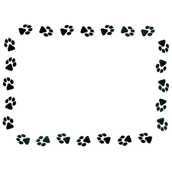 600x600 Free Printable Paw Prints Free Printable Paw Prints Bear Clip Art