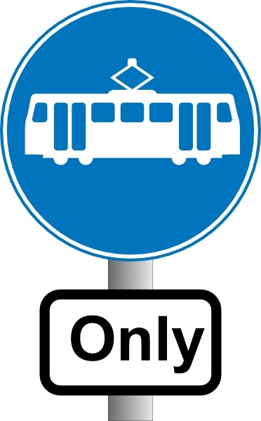 372x599 Electric Metro Bus Road Sign Station Clip Art Free Vector In Open