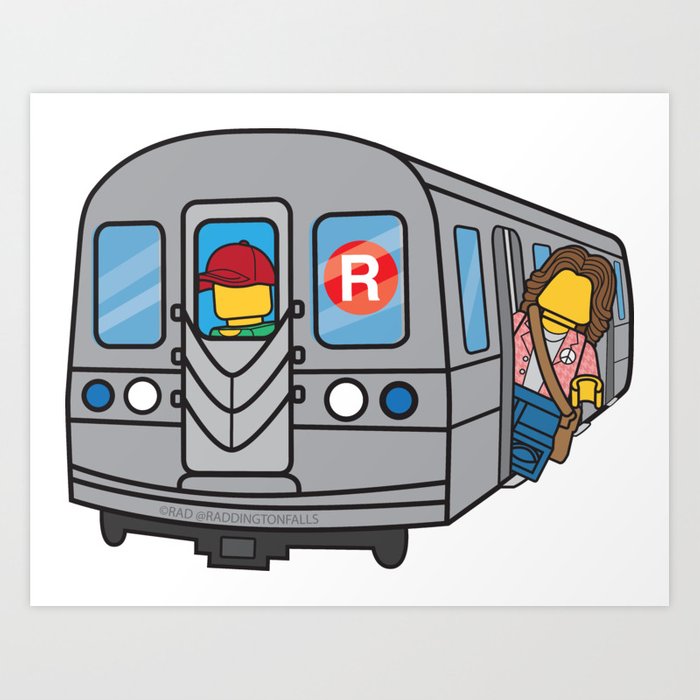 700x700 Subway Art Print