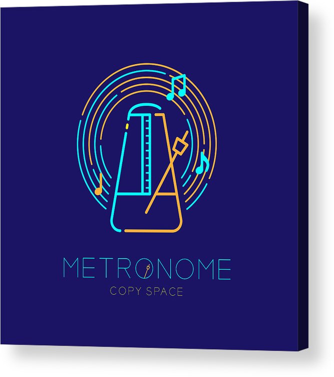667x752 Metronome, Music Note With Line Staff Circle Shape Logo Icon