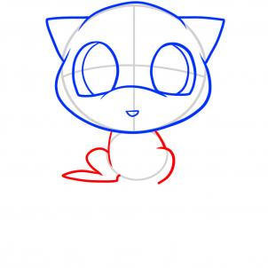 302x302 how to draw chibi mew, mew, step