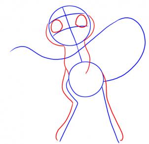 302x291 drawing printout how to draw mew