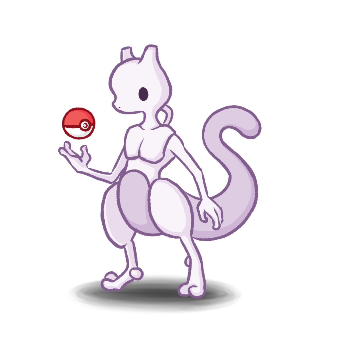 Mewtwo Drawing