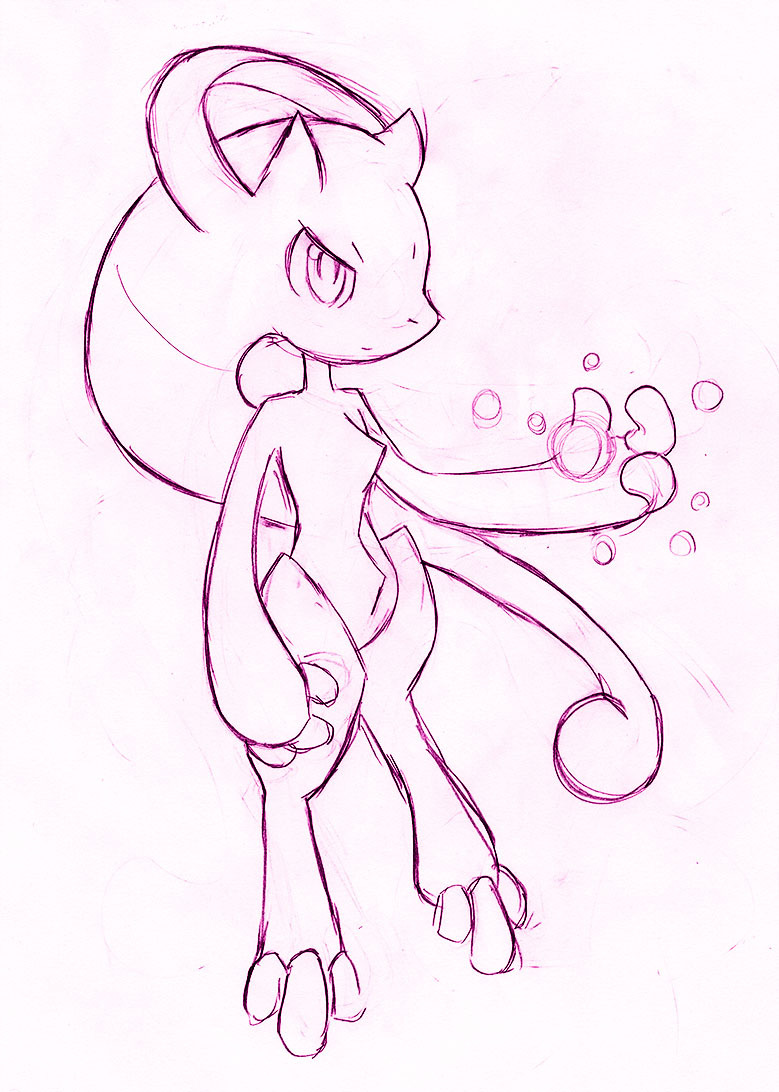 779x1092 Kismet Prism Happy Birthday Mewtwo! Sketched Its Mega Y Form