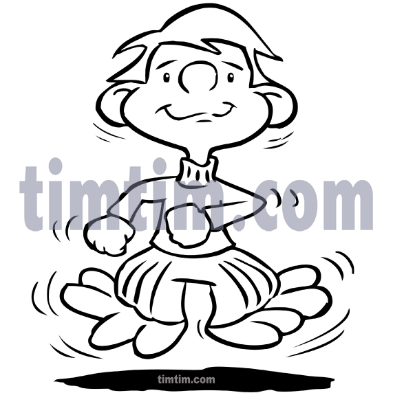 571x572 Free Drawing Of A Dancing Boy Bw From The Category Dance Music