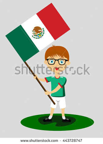 338x470 Little Mexican Boy Clipart