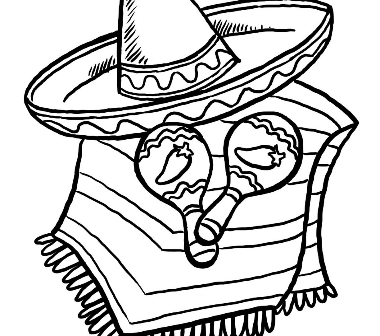 1224x1080 Incredible Mexican Culture Coloring Pages