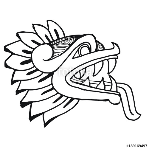 500x500 Mexican Aztec Drawing Tatoo Stock Image And Royalty Free Vector