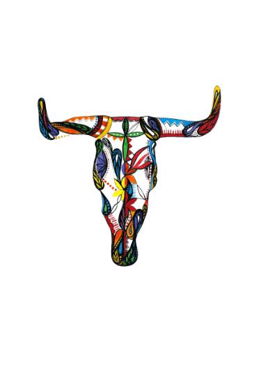 375x530 Mexican Bull Drawing