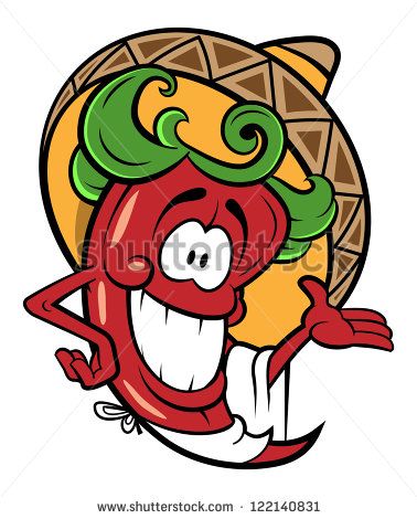 378x470 Mexican Pepper Cartoon Character Isolated On White Chile Peppers