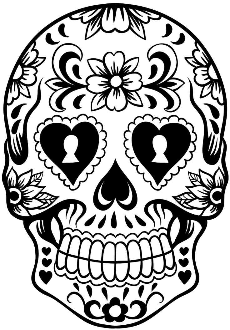 736x1055 Drawn Skeleton Mexican
