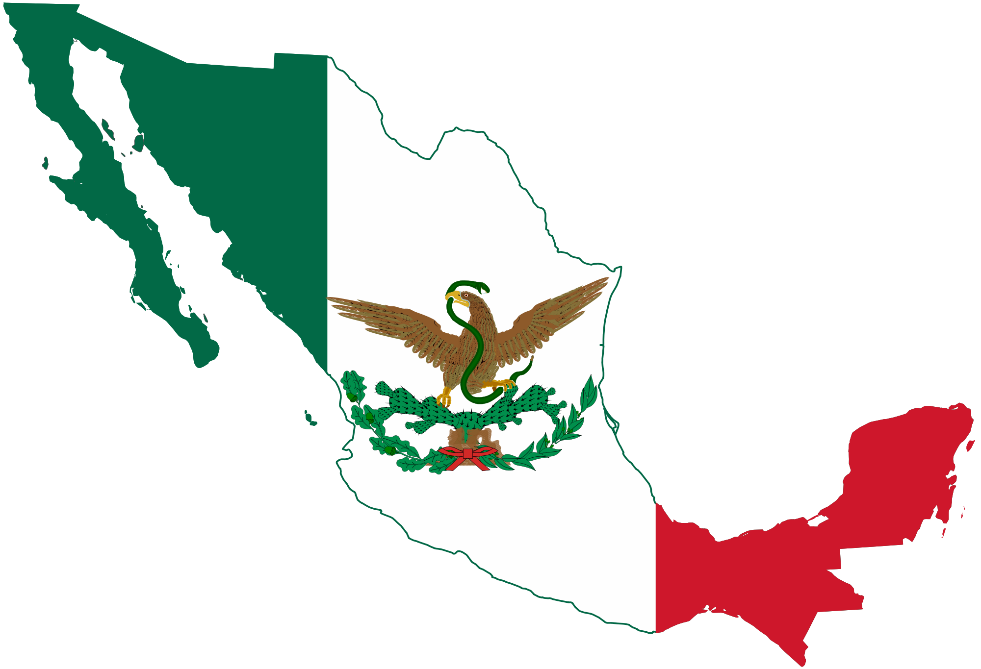 2000x1365 Mexico Flag Eagle Transparent Png Clipart Free Download