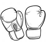 150x150 drawing on boxing gloves boxing gloves illustration stock vector