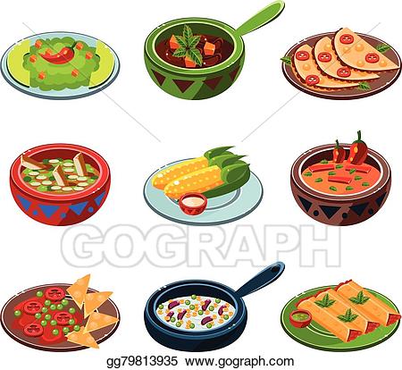 450x414 Mexican Food Cliparts