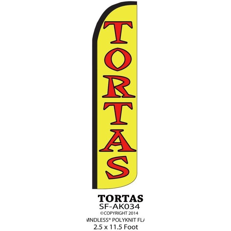 800x800 Tortas Mexican Food Flags Now