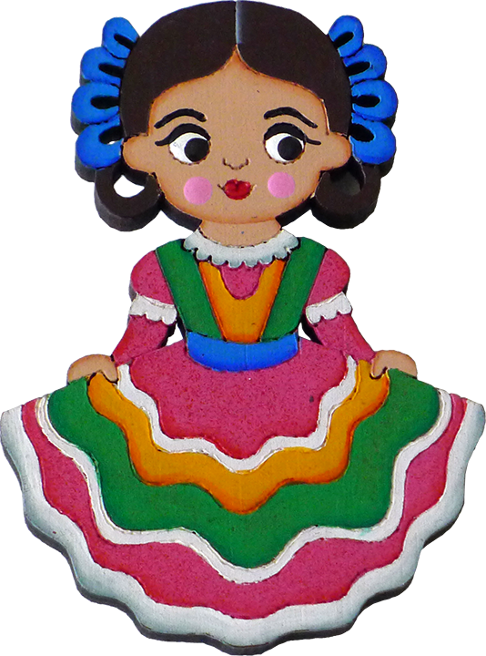 534x720 Hd Tapatia Wooden Magnet
