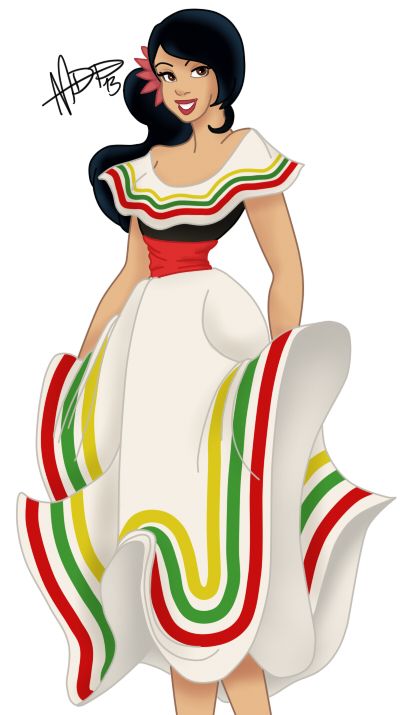 400x715 Mexican Princess Cultura In Princess Drawings, Mexican