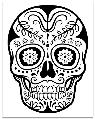 Mexican Skull Drawing 