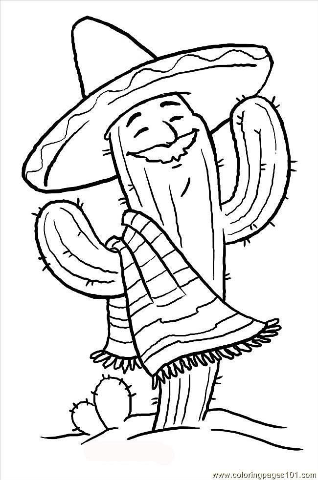 650x983 Inspirational Mexican Hat Coloring Pages