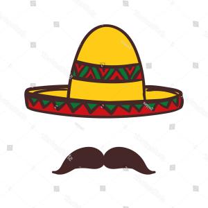300x300 Mexican Sombrero Hat On A Vector Catchsplace