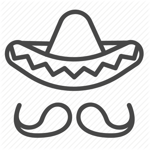 512x512 Costume, Mexican, Mex Sombrero, Traditional Icon