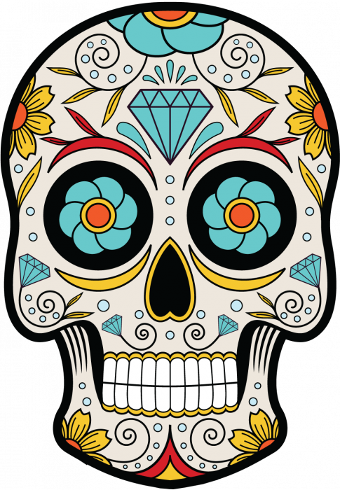 485x700 Sugar Skull Clipart Mexican Skull