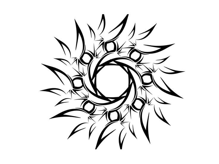 Mexican Sun Drawing