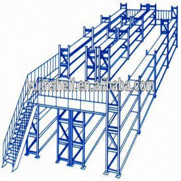 360x360 Heavy Duty Storage Shelving Steel Mezzanine Rack For Warehouse