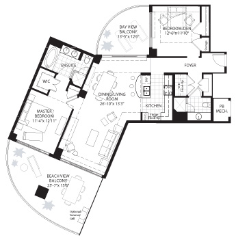 345x351 Palisade Palms Floor Plans Pompano Beach