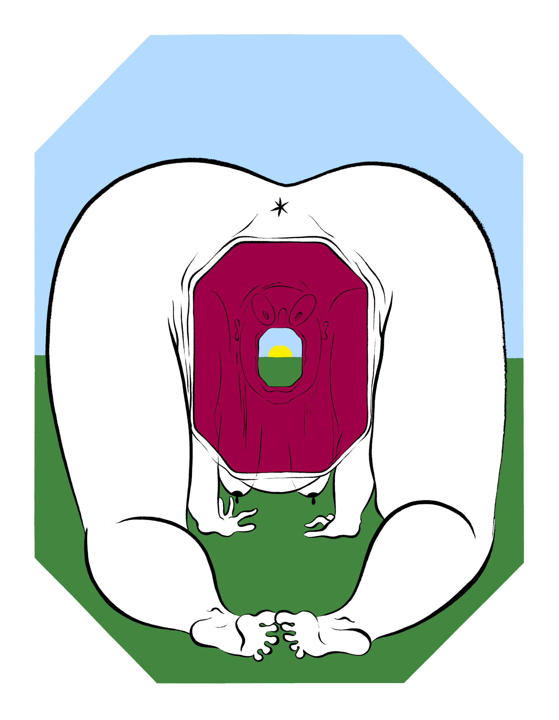 1864x2400 Ebecho Muslimova, Drawing Art Basel Miami Beach