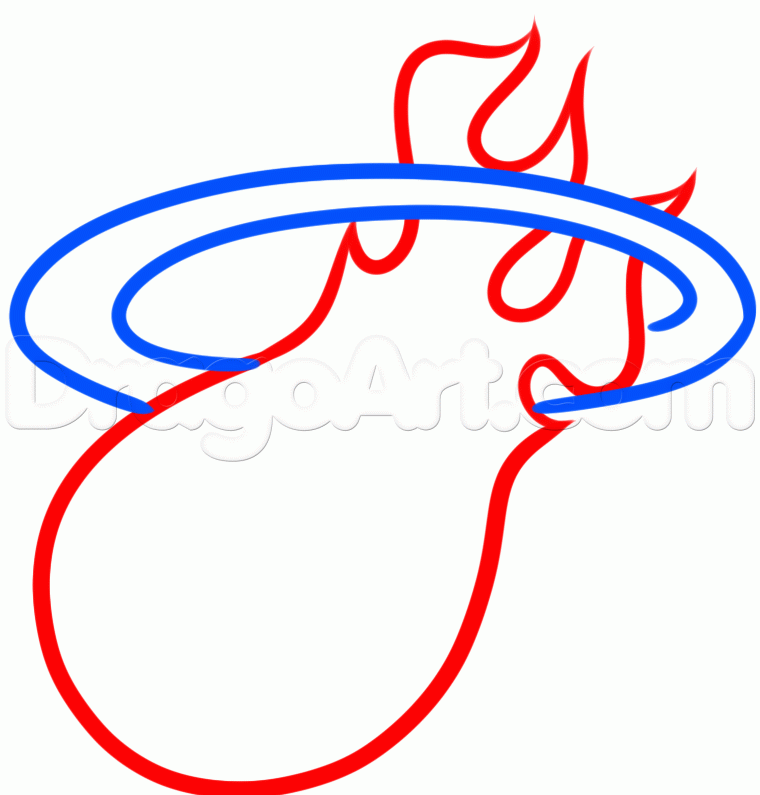 760x795 Draw Miami Heat, Step