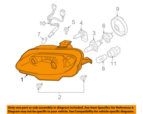 500x399 mazda oem mx miata headlight head light headlamp