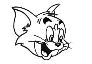 300x210 Tom And Jerry Pencil Sketch Images Of Cartoon Mice How To Draw