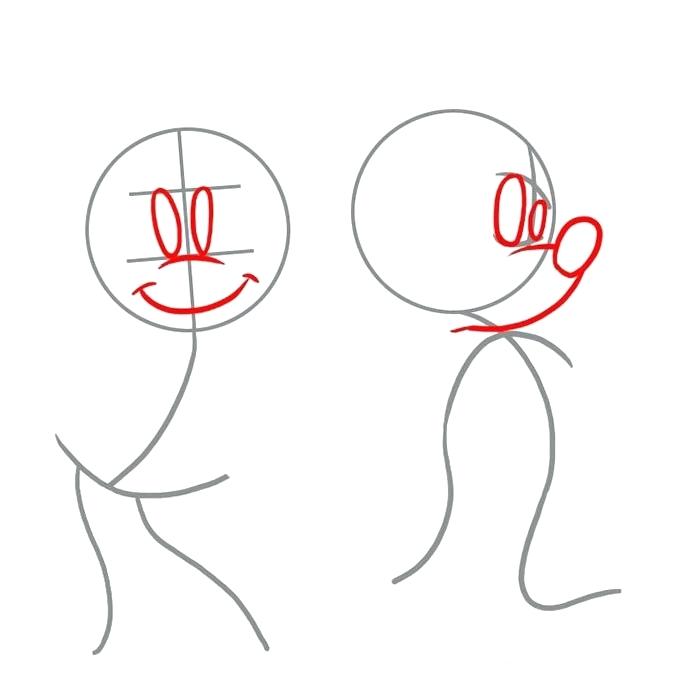 700x675 How To Draw Mickey Mouse Eyes Zupa