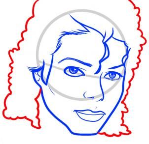 302x293 How To Draw Michael Jackson Drawing Michael Jackson Drawings