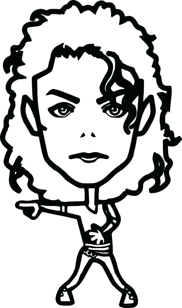 618x1045 Michael Jackson Coloring