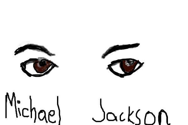 600x400 Michael Jackson Eyes A Fan Art Speedpaint Drawing