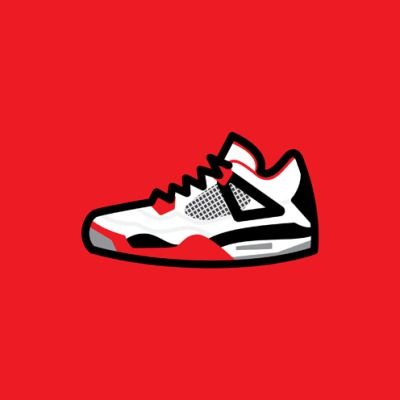 400x400 Kick Draw Jordan Illustration Sneaker Illustrations