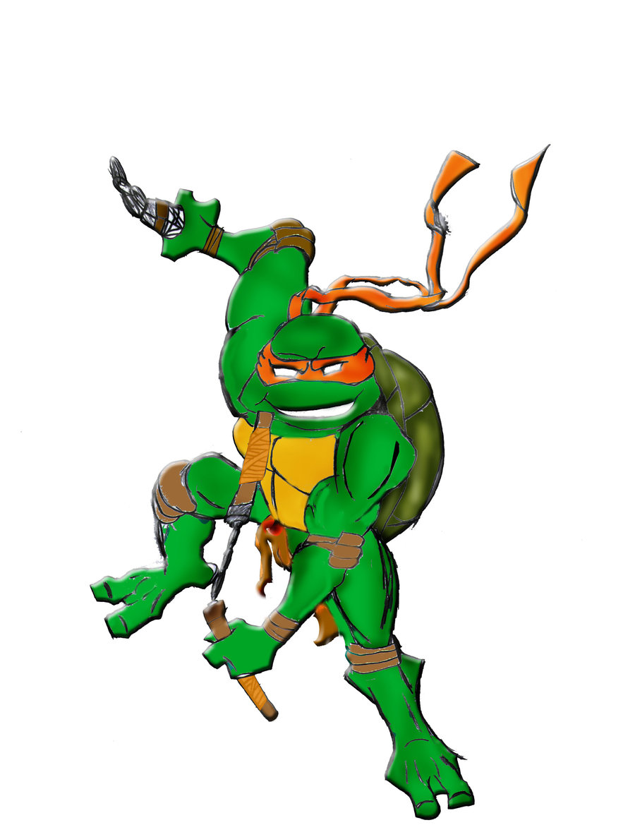 900x1186 Ninja Turtles Michelangelo Drawings