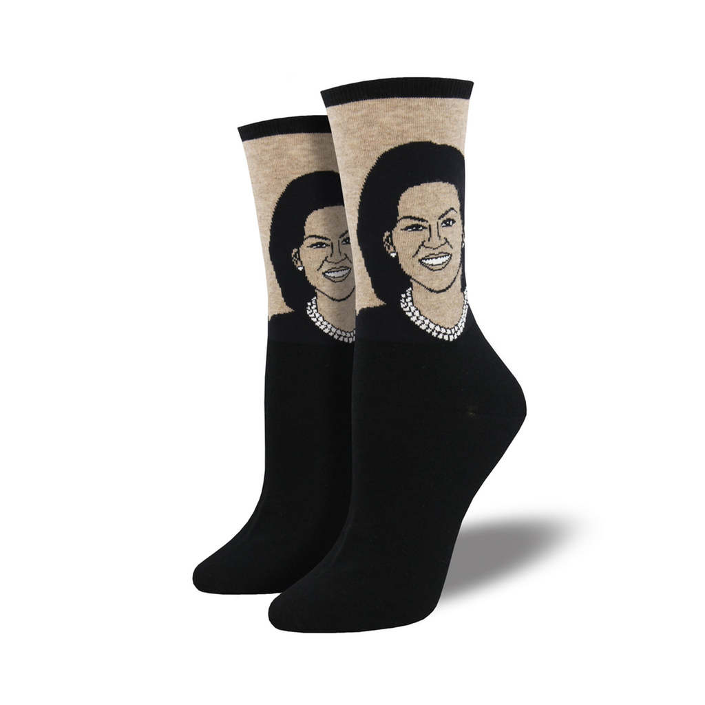 1024x1024 Michelle Obama Crew Socks