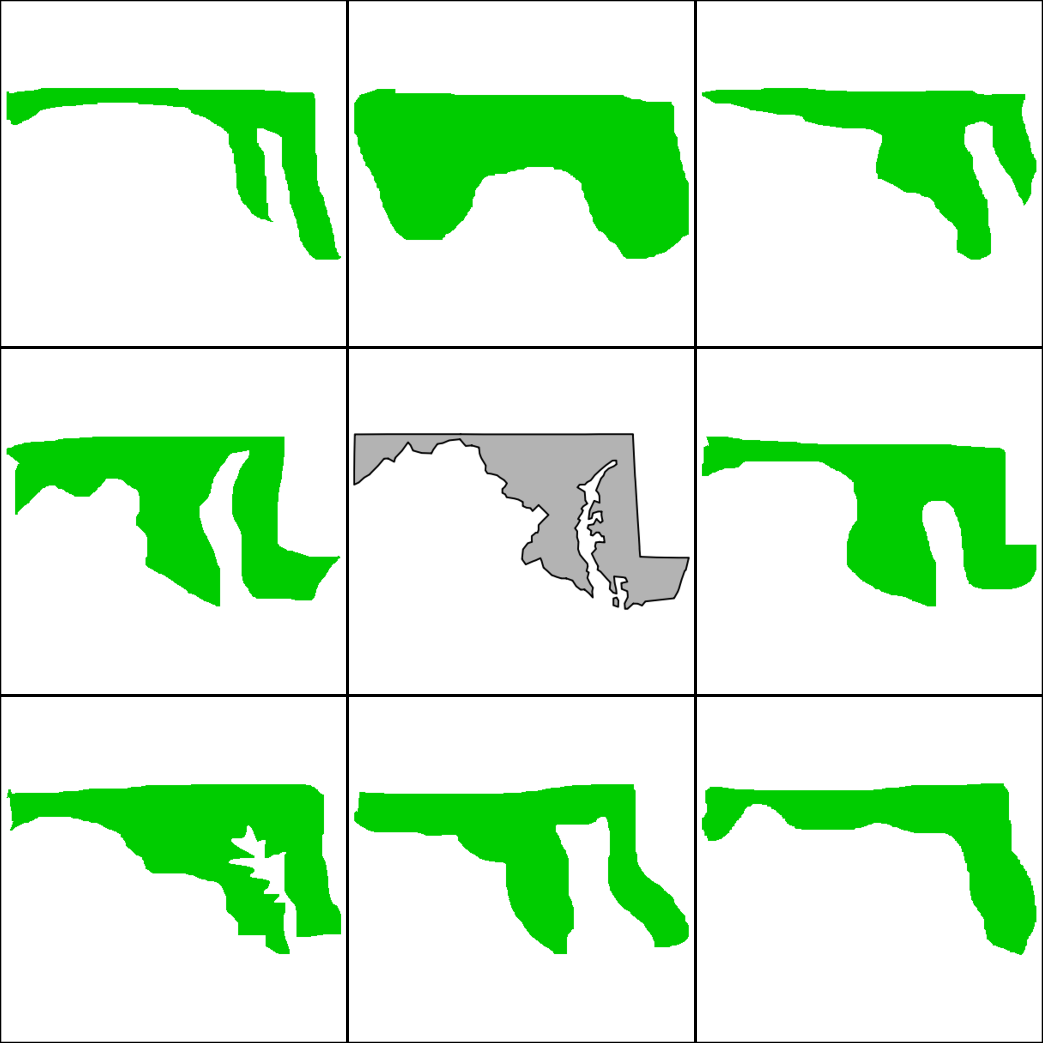 3648x3648 Here's How Well Americans Can Draw The States Time
