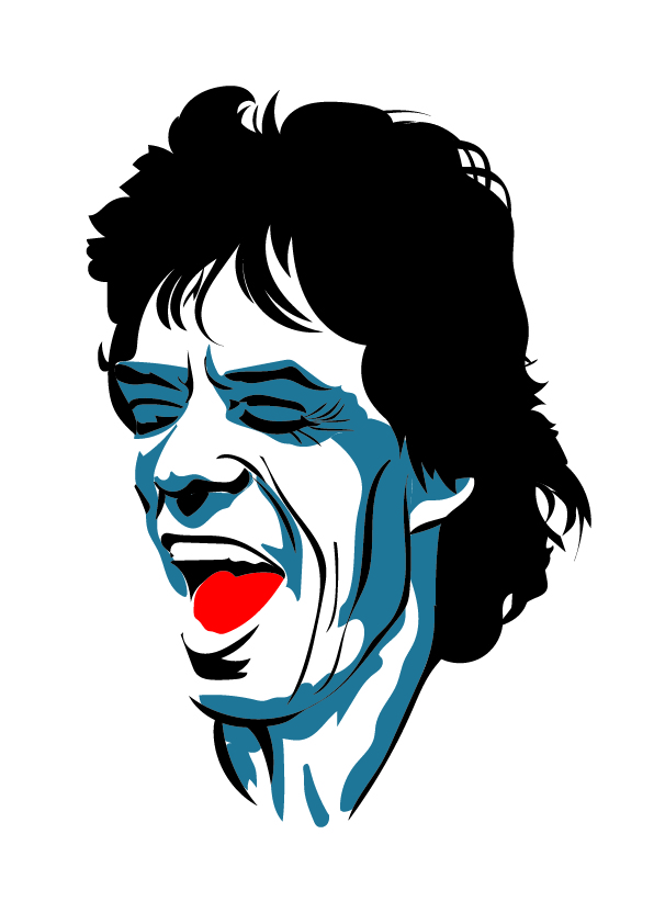 596x842 mick jagger, rolling stones inspired t shirt not the walrus