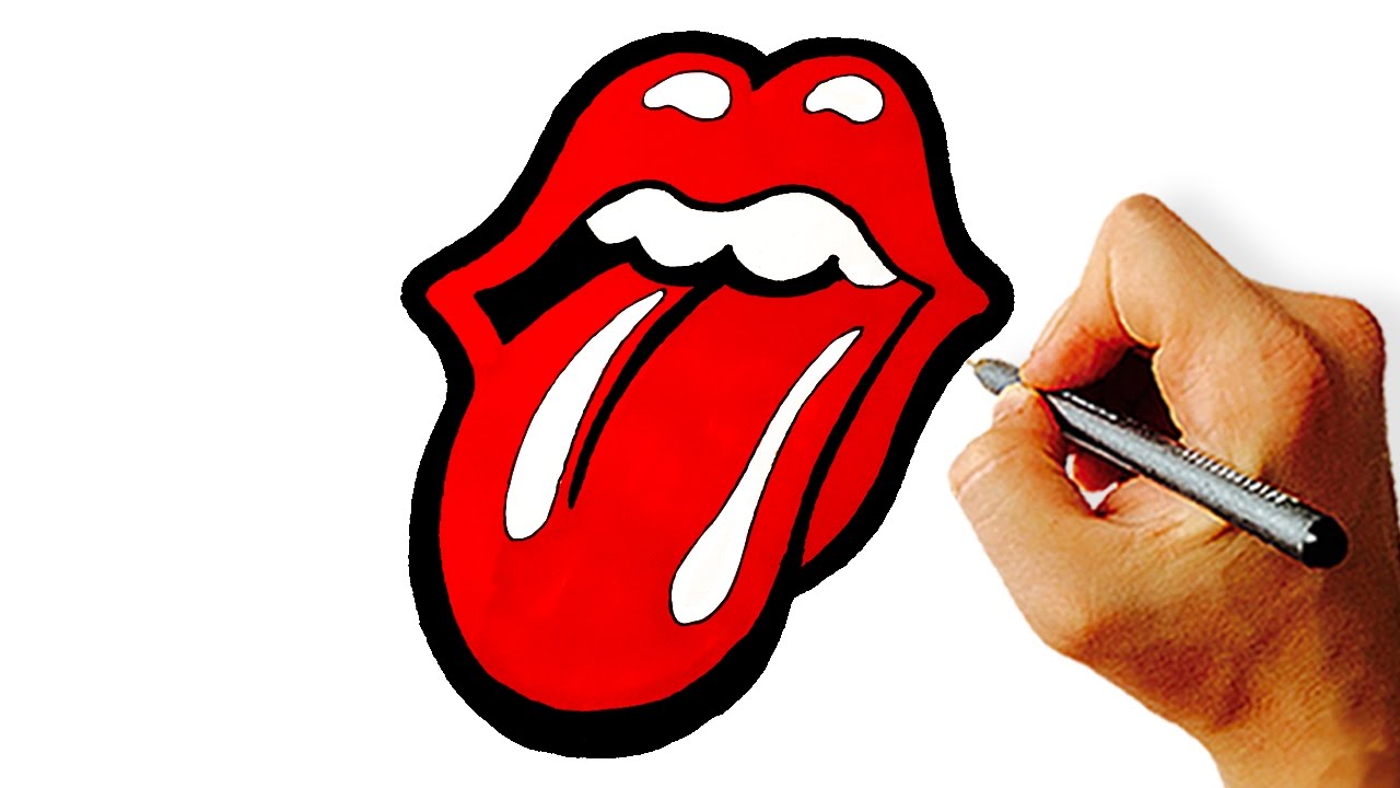 1280x720 how to draw the rolling stones