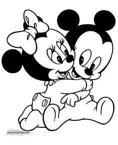 Mickey And Minnie Mouse Drawing