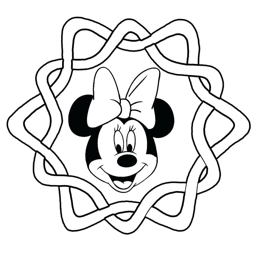 850x850 Easy Drawings Of Minnie Mouse