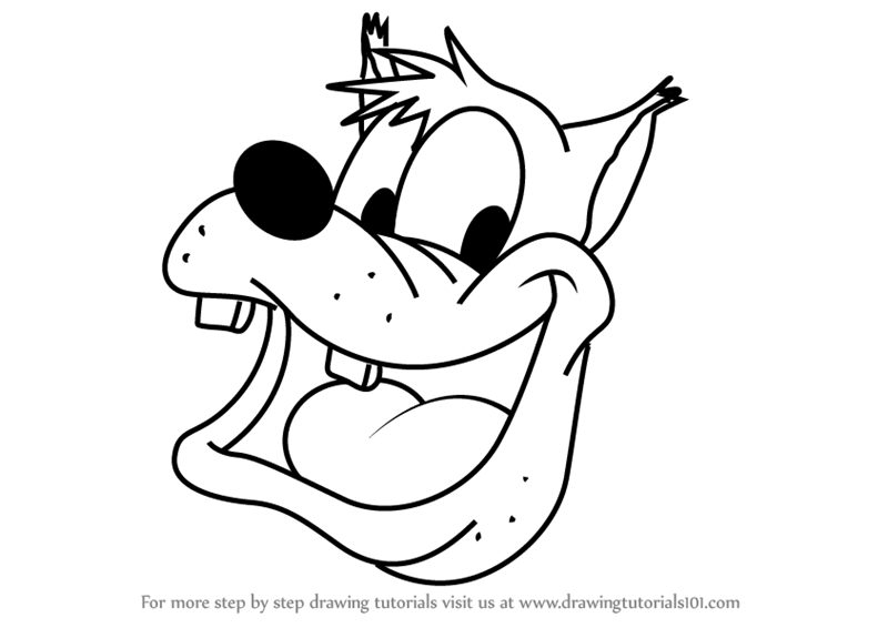 800x566 Learn How To Draw Pete Face From Mickey Mouse Clubhouse