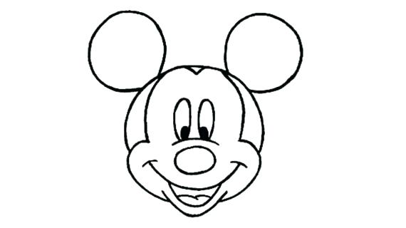570x320 Mickey Mouse Drawing Steps